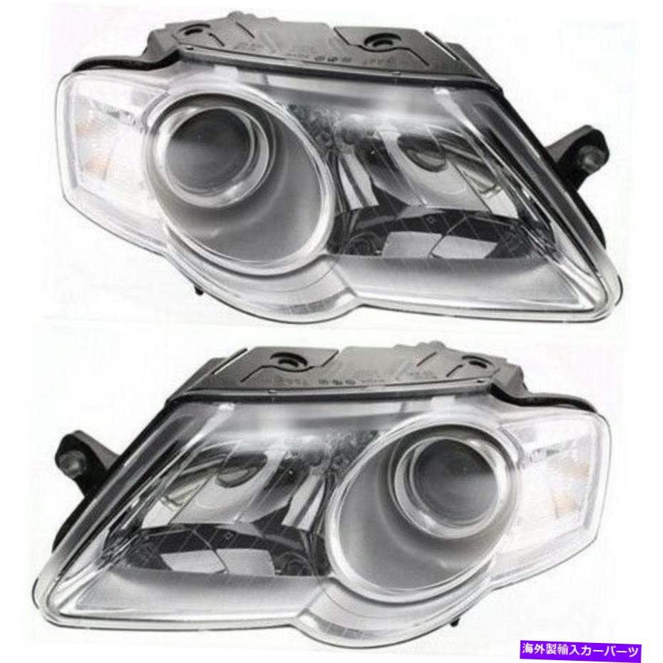 USヘッドライト ヘッドライトランプVW VW2503130、VW2502130 3C0941005L、3C0941006Lの左右の左右 Headlight Lamp Left-and-Right for VW VW2503130, VW2502130 3C0941005L, 3C0941006L【並行輸入品】