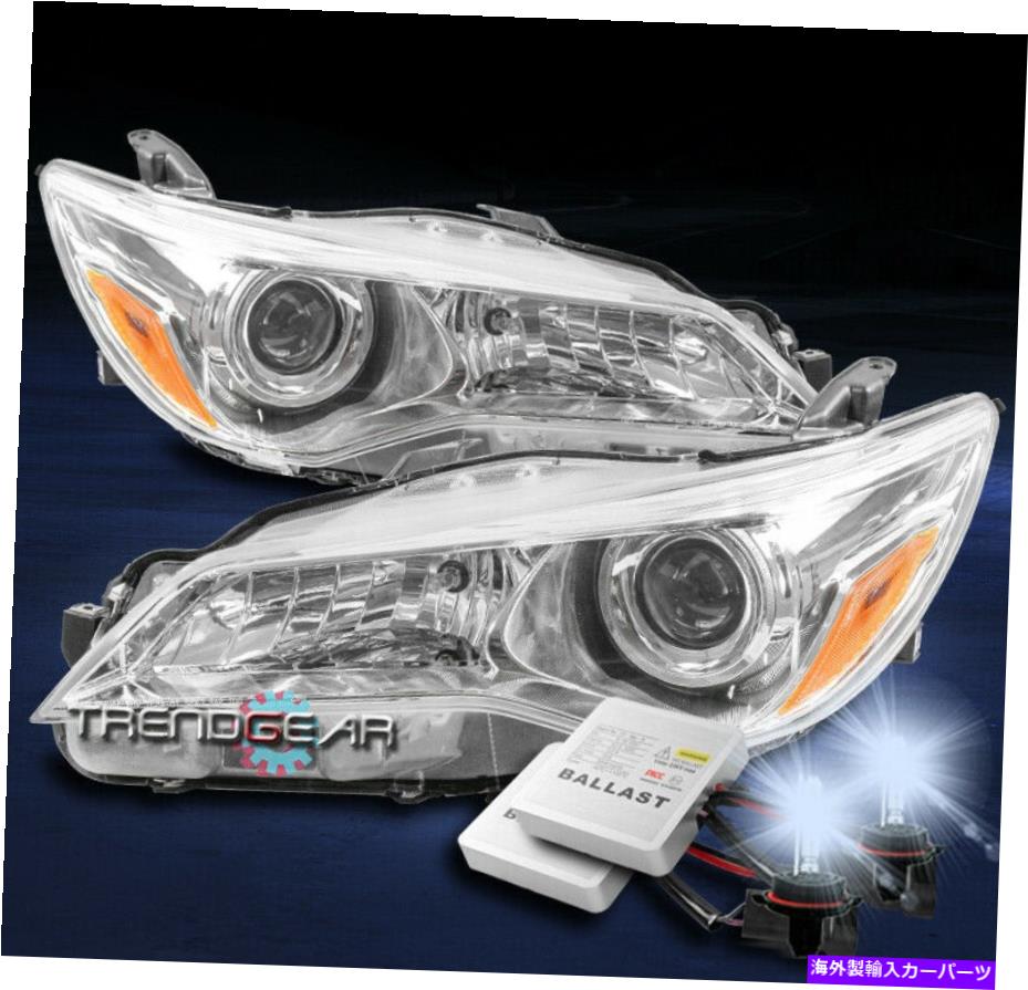 USヘッドライト 2015年2016年2017年2017年トヨタカムリプロジェクターヘッドライトランプクロームW / 8KキセノンHID FOR 2015 2016 2017 TOYOTA CAMRY PROJECTOR HEADLIGHTS LAMPS CHROME W/8K XENON HID【並行輸入品】