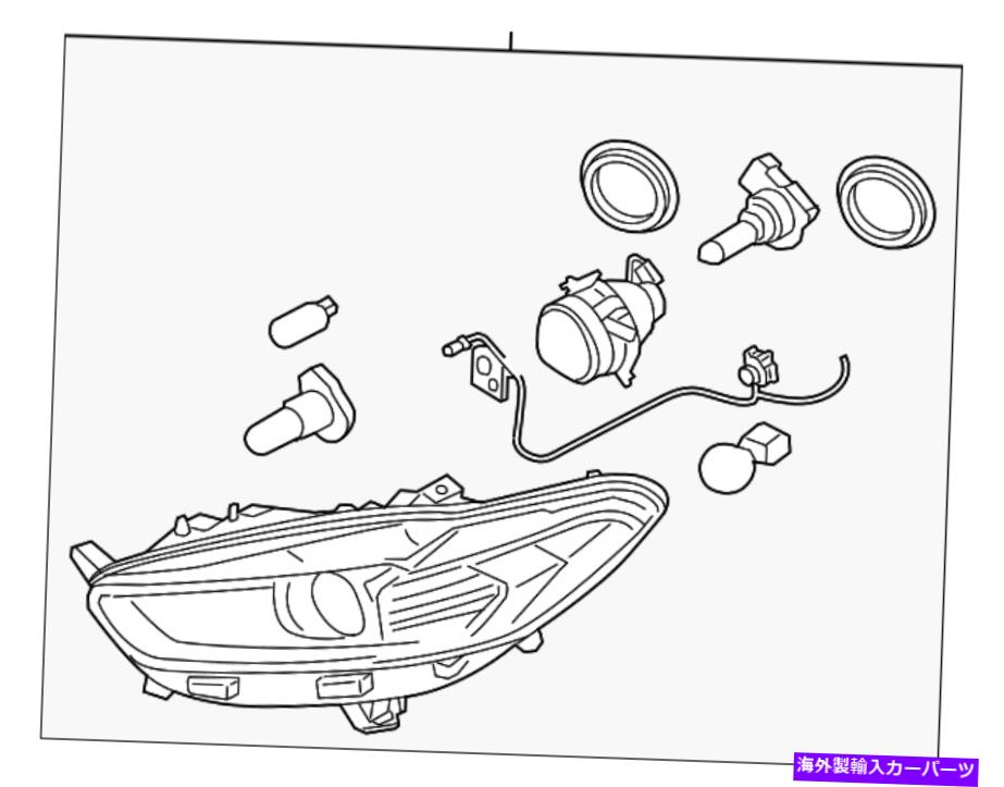 USヘッドライト 純正フォードヘッドランプアセンブリDS7Z-13008-B. Genuine Ford Headlamp Assembly DS7Z-13008-B【並行輸入品】