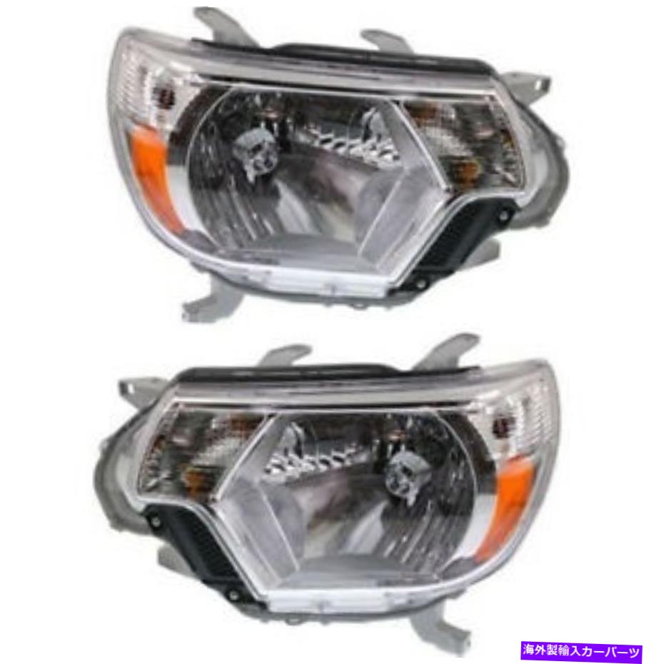 USヘッドライト 2左右サイドハロゲンヘッドランプアセンブリの新しいセットTOYOTA TACOMA New Set of 2 Left & Right Side Halogen Headlamp Assembly Fits Toyota Tacoma【並行輸入品】｜Us Custom Parts Shop USDM