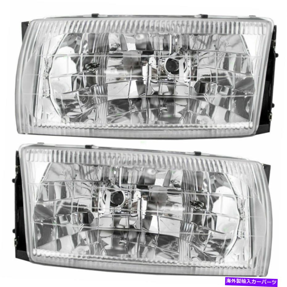 USヘッドライト 96-98のためのMercury Villager Nissanのクエストセットのヘッドライトのセット For 96-98 Mercury Villager Nissan Quest Set of Headlights【並行輸入品】