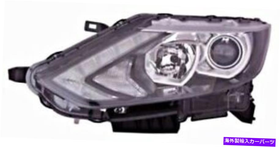 USヘッドライト ヘッドライトフロントランプLED左フィット日産Qashqai II 26060-4eh0a Headlight Front Lamp LED Left Fits NISSAN Qashqai II 26060-4EH0A【並行輸入品】
