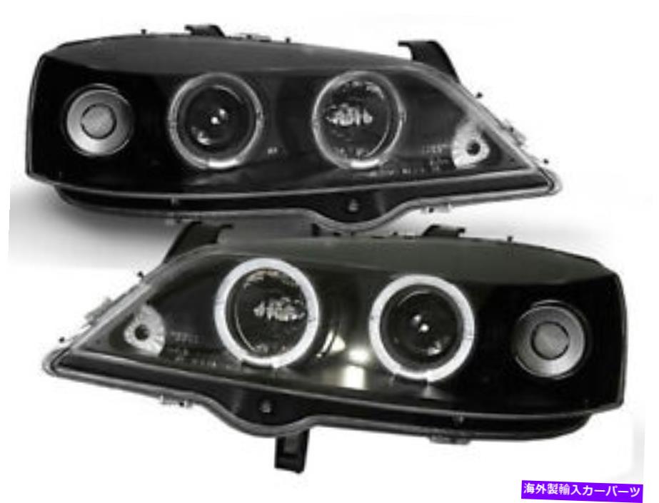 USヘッドライト Opel Astra G 1997-2001 2002 2003 2004 VR-1424 Angel Eyes Black Headlights for Opel Astra G 1997-2001 2002 2003 2004 VR-1424 Angel Eyes Black【並行輸入品】｜Us Custom Parts Shop USDM