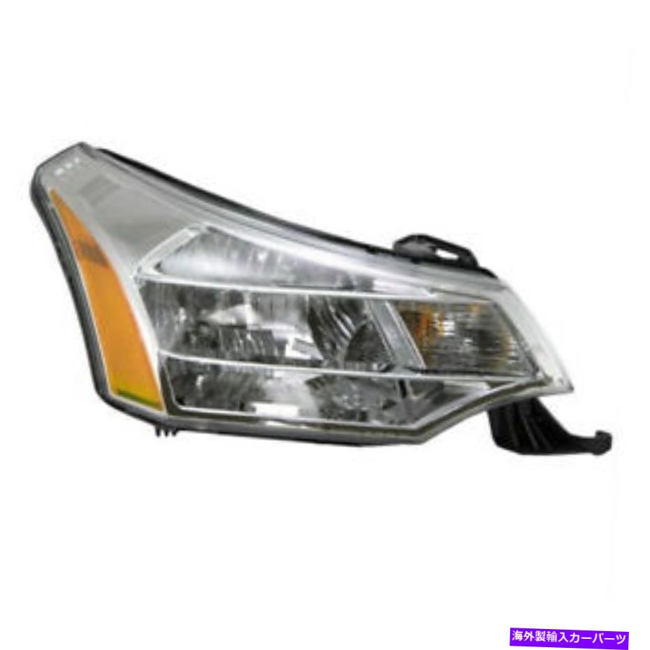 USヘッドライト 08-11フォーカスヘッドライトヘッドランプクロームベゼルヘッドライトランプ右助手席側 08-11 Focus Headlight Headlamp Chrome Bezel Head Light Lamp Right Passenger Side【並行輸入品】