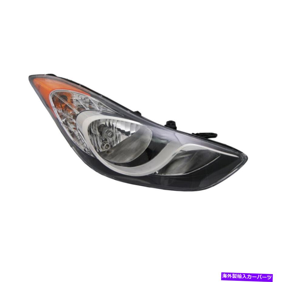 USヘッドライト ヘッドライトアセンブリ - NSF認定右TYCフィット11-13 Hyundai Elantra Headlight Assembly-NSF Certified Right TYC fits 11-13 Hyundai Elantra【並行輸入品】