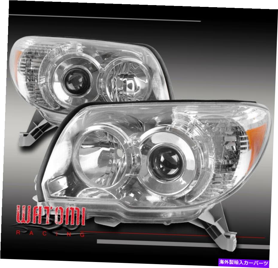 USヘッドライト 06-09トヨタ4トランスナースポーツクロームプロジェクターヘッドライトランプ左+右ペア FOR 06-09 TOYOTA 4RUNNER SPORT CHROME PROJECTOR HEADLIGHTS LAMPS LEFT+RIGHT PAIR【並行輸入品】 59,818円