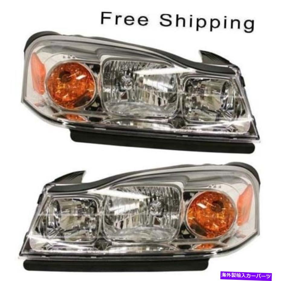 USヘッドライト ハロゲンヘッドランプアセンブリセット2本のペアLH＆RHサイドフィット2006-2007 Saturn Vue Halogen Head Lamp Assembly Set of 2 Pair LH & RH Side Fits 2006-2007 Saturn Vue【並行輸入品】