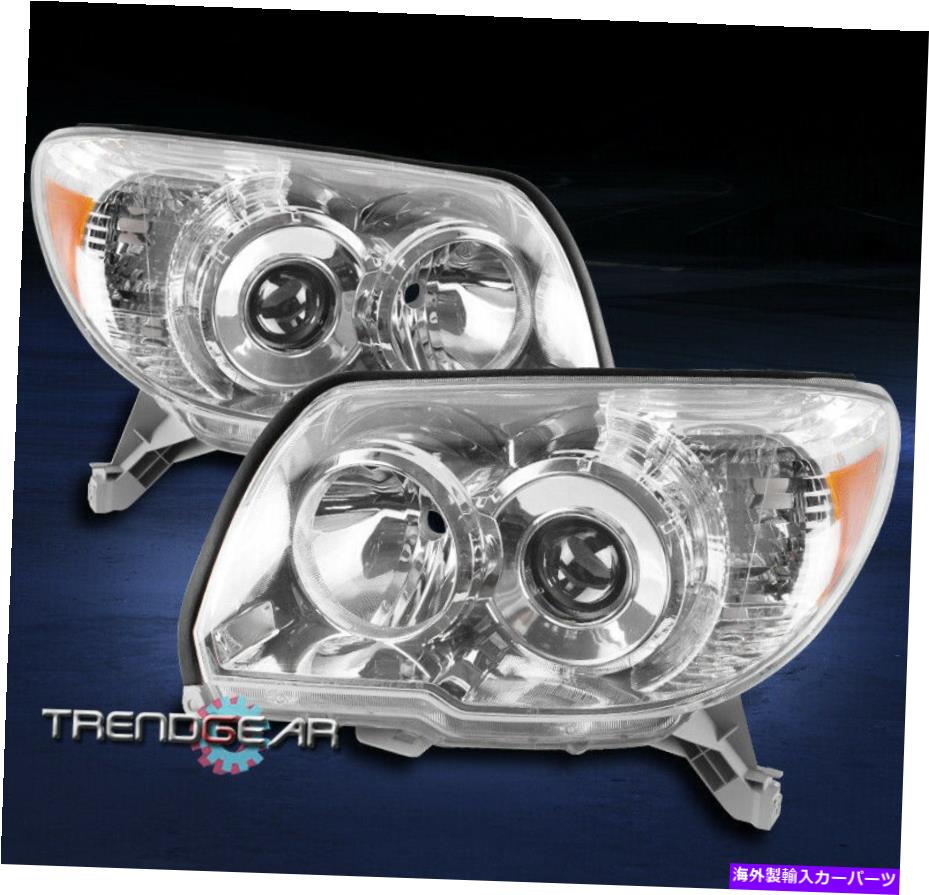 USヘッドライト 06-09トヨタ4RUNNER CHROME交換プロジェクターヘッドライトヘッドランプランプ FOR 06-09 TOYOTA 4RUNNER CHROME REPLACEMENT PROJECTOR HEADLIGHTS HEADLAMPS LAMPS【並行輸入品】