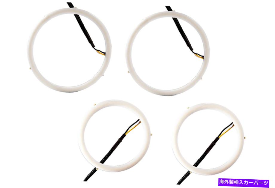 USヘッドライト ダイオードダイオードダイナミクスハローライトLED 90mm / 120mmホワイト4 Diode Dynamics Halo Lights LED 90mm/120mm White Four【並行輸入品】