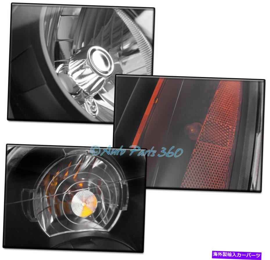 USヘッドライト 07-14 GMC Yukon XL 1500 2500ヘッドライトランプブラックW /青DRL LED信号+ 6K HID 07-14 GMC YUKON XL 1500 2500 HEADLIGHTS LAMP BLACK W/BLUE DRL LED SIGNAL+6K HID【並行輸入品】