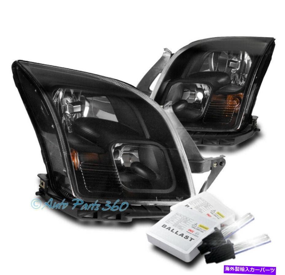 USヘッドライト 06-09フォードフュージョンクリスタルスタイルヘッドライトヘッドランプブラックW / 8K HIDキット FIT FOR 06-09 FORD FUSION CRYSTAL STYLE HEADLIGHTS HEADLAMPS BLACK W/8K HID KIT【並行輸入品】