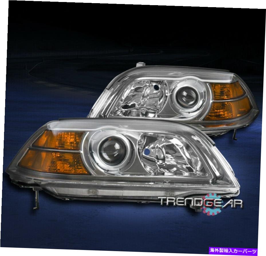 USヘッドライト 04-06 Acura MDXプロジェクターの交換スタイルのヘッドライトヘッドランプランプクロム FOR 04-06 ACURA MDX PROJECTOR REPLACEMENT STYLE HEADLIGHTS HEADLAMPS LAMP CHROME【並行輸入品】