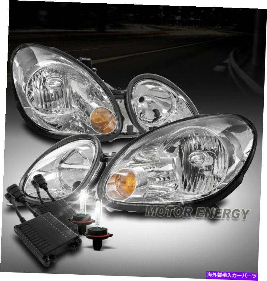 USヘッドライト 98-05 LEXUS GS300 GS400 GS430の交換用ヘッドライトランプクロームW / 50W 6K HID FOR 98-05 LEXUS GS300 GS400 GS430 REPLACEMENT HEADLIGHT LAMP CHROME W/50W 6K HID【並行輸入品】