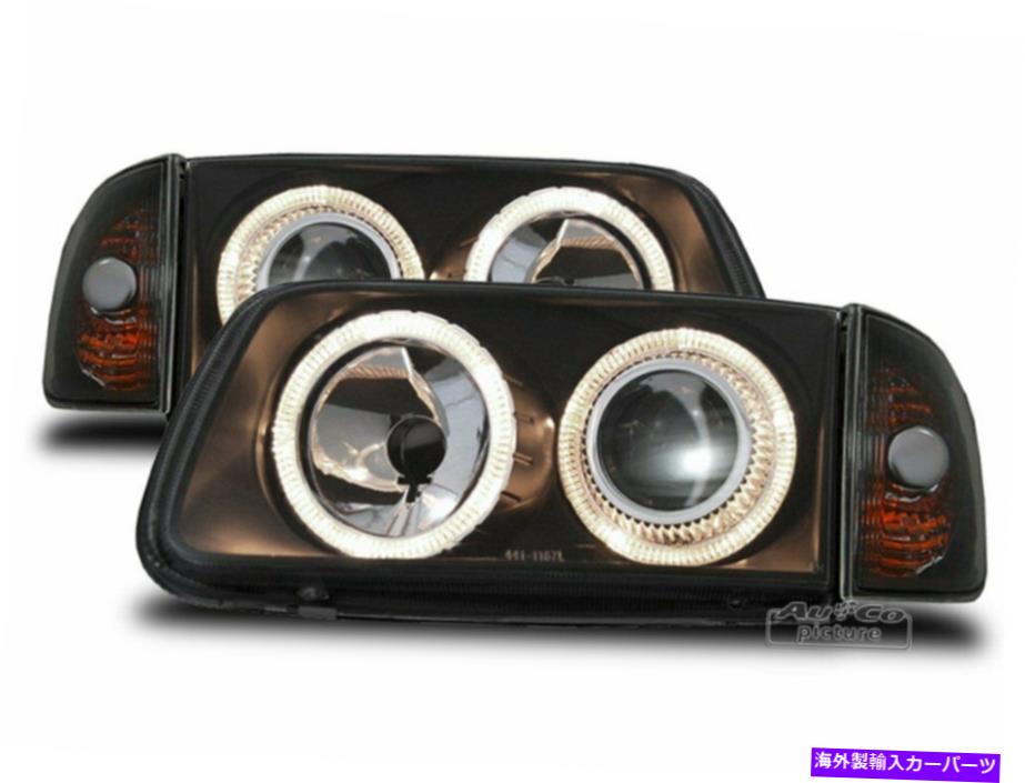 USヘッドライト Juego de Faros Para VW Polo 6N2 1999-2001天使の目Negro US LPVW63WP Xino US Juego de Faros para VW POLO 6N2 1999-2001 Angel Eyes Negro US LPVW63WP XINO US【並行輸入品】