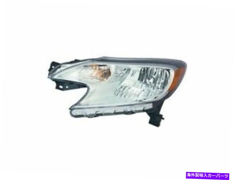USヘッドライト 14-17日産のための左運転側のヘッドライトアセンブリ逆 Left - Driver Side Headlight Assembly For 14-17 Nissan Versa Note DF24K1【並行輸入品】