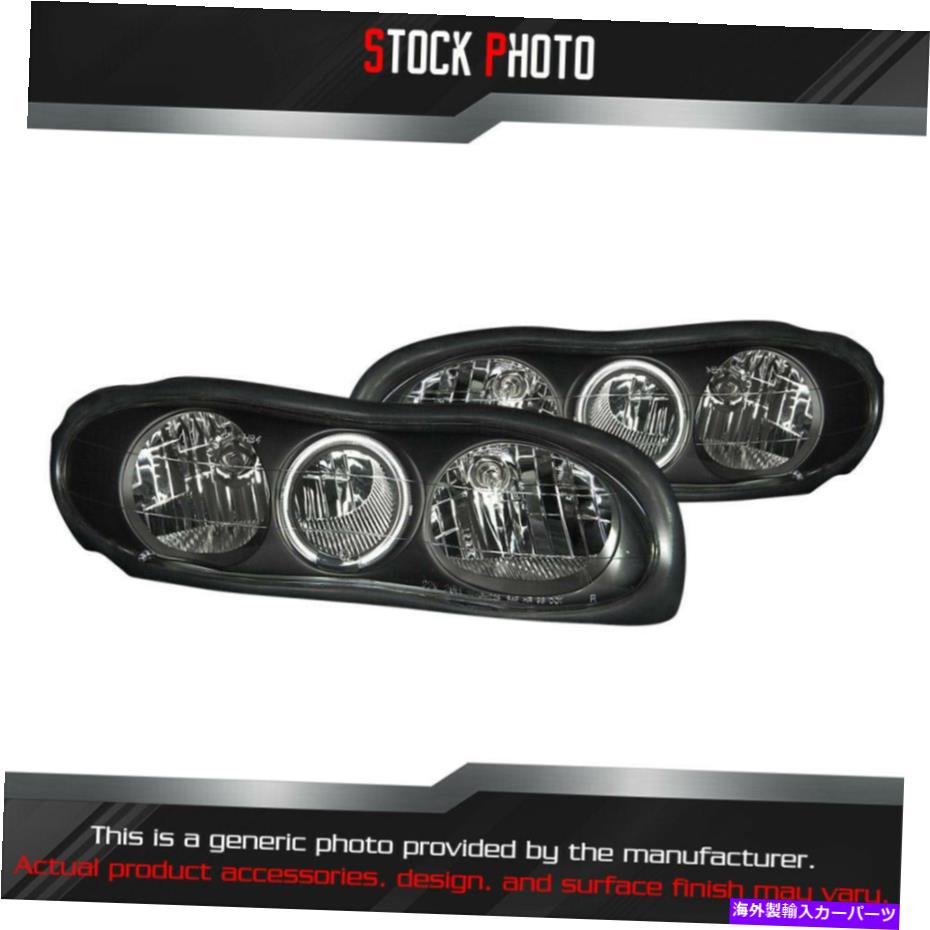 USヘッドライト 1998年のシボレーカマロ121024のためのAnzo Black Halo Euroヘッドライト Anzo Black Halo Euro Headlights for 1998 Chevy Camaro 121024【並行輸入品】｜Us Custom Parts Shop USDM