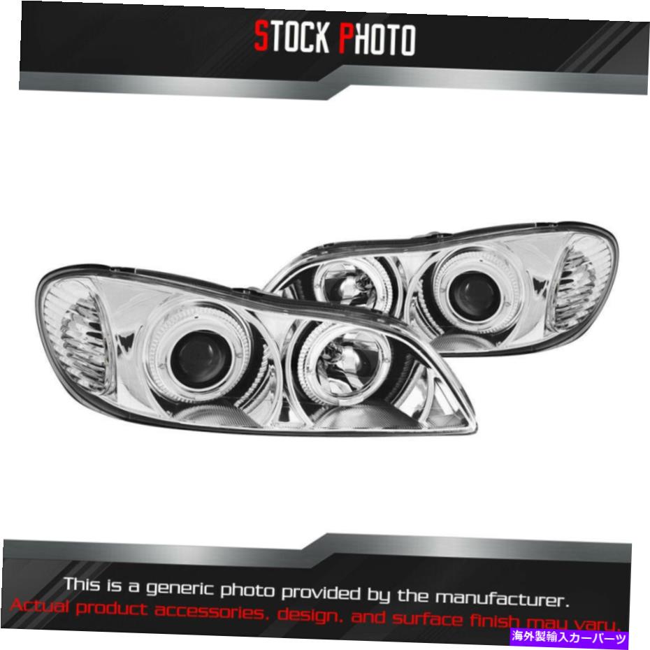 USヘッドライト Anzo Chrome HaloプロジェクターLEDヘッドライトは02-04 I35 121078 Anzo Chrome Halo Projector LED Headlights for 02-04 I35 121078【並行輸入品】