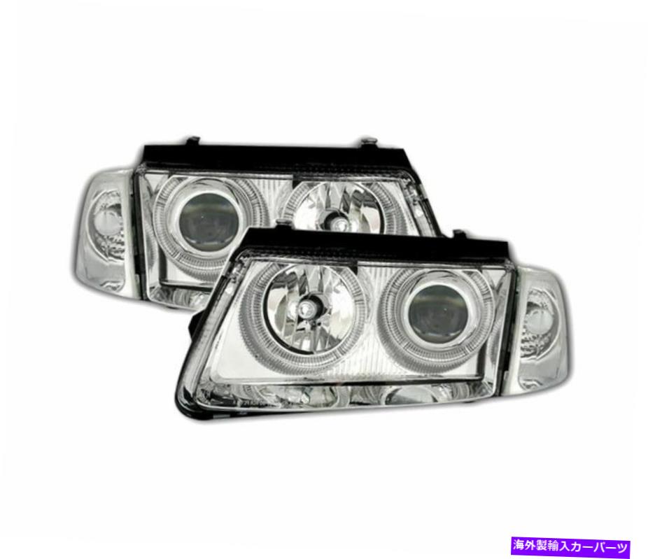 USヘッドライト VW Passat 3B 1996-2000 Chrome VP82セット天使の目ヘッドライトLHD RHD VW PASSAT 3B 1996-2000 CHROME VP82 SET ANGEL EYES HEADLIGHTS LHD RHD【並行輸入品】 59,818円
