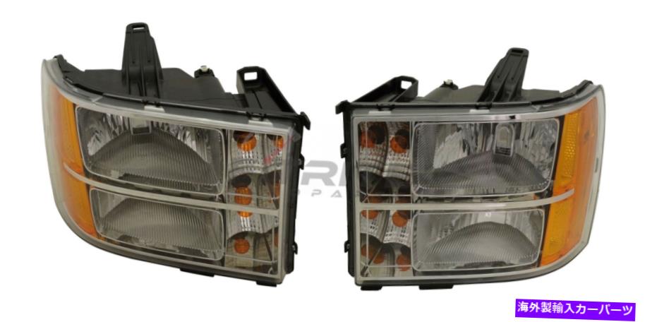 USヘッドライト 2つのヘッドランプアセンブリの新しいセットGMC Sierra 3500 HD 2007-2009 GM2502283 NEW SET OF TWO HEAD LAMP ASSEMBLY FITS GMC SIERRA 3500 HD 2007-2009 GM2502283【並行輸入品】｜Us Custom Parts Shop USDM