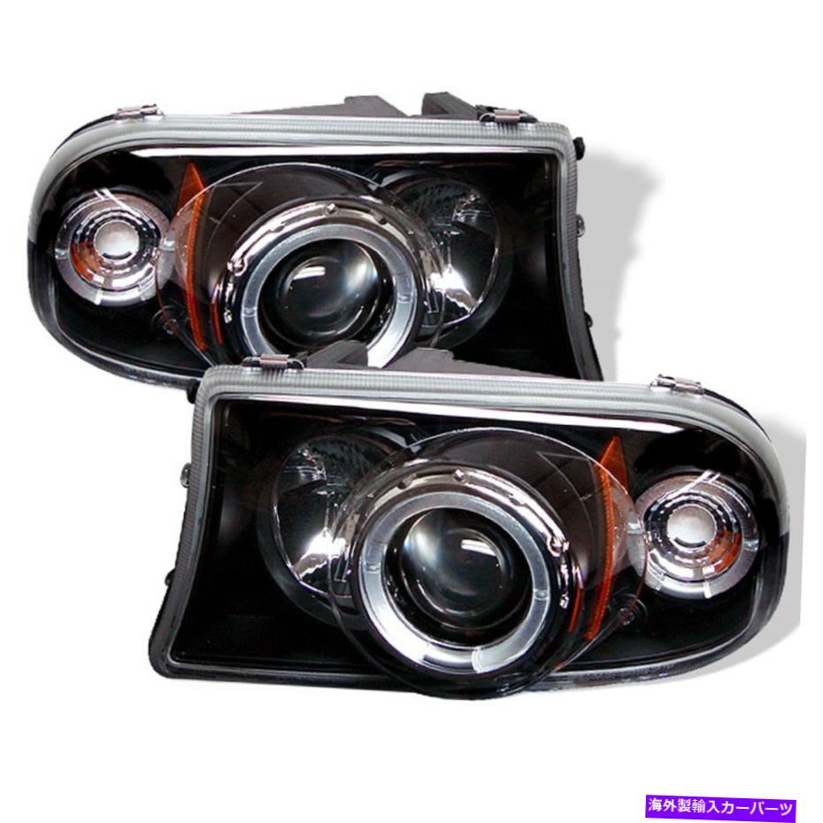 USヘッドライト Spyder Auto 5009784 Halo Projectorヘッドライトは97-04 Dakota Durangoにフィット Spyder Auto 5009784 Halo Projector Headlights Fits 97-04 Dakota Durango【並行輸入品】|Us Custom Parts Shop USDM