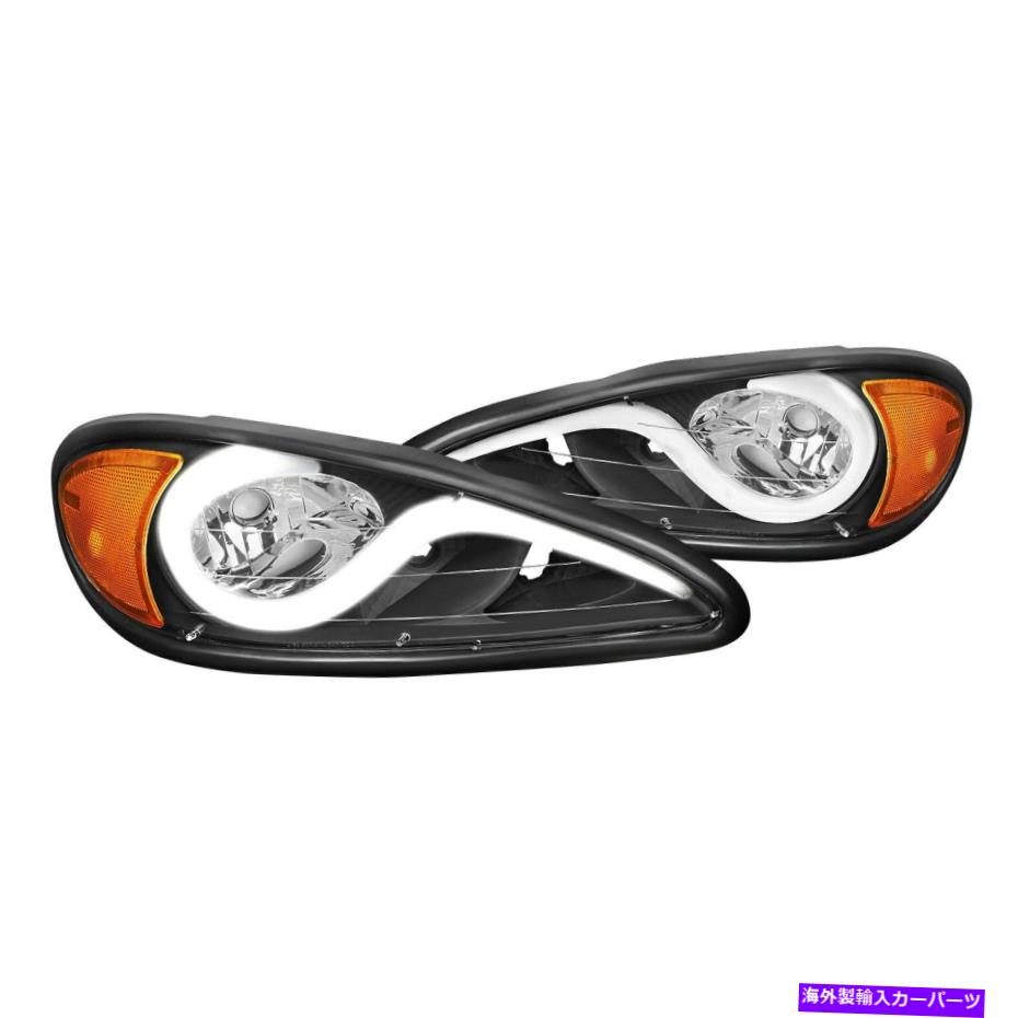 USヘッドライト Pontiac Grand AM 99-05 Lumen Black LED DRLバープロジェクターヘッドライト For Pontiac Grand Am 99-05 Lumen Black LED DRL Bar Projector Headlights【並行輸入品】｜Us Custom Parts Shop USDM