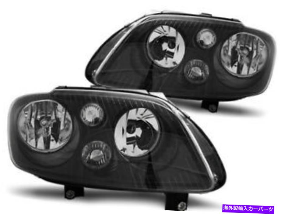 USヘッドライト VW Touran 2003 2004 2004 2006 VR-1650ヘッドランプヘッドランプブラック Headlights for VW Touran 2003 2004 2005 2006 VR-1650 Headlamp Headlamps Black【並行輸入品】