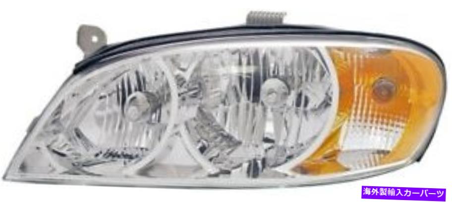 USヘッドライト ヘッドライトアセンブリ左ドーマン1610946は02-04キアスペクトルに収まります Headlight Assembly Left Dorman 1610946 fits 02-04 Kia Spectra【並行輸入品】|Us Custom Parts Shop USDM