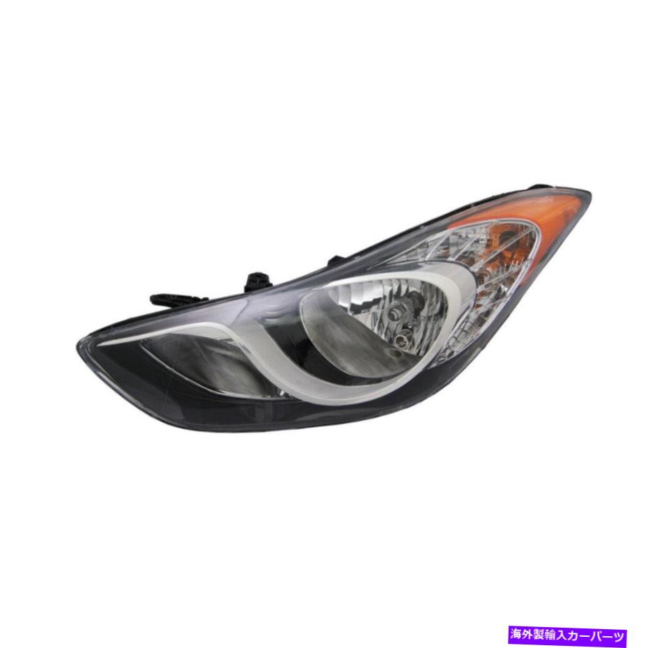 USヘッドライト ヘッドライトアセンブリ - CAPA認証済み左TYCフィット11-13 Hyundai Elantra Headlight Assembly-Capa Certified Left TYC fits 11-13 Hyundai Elantra【並行輸入品】