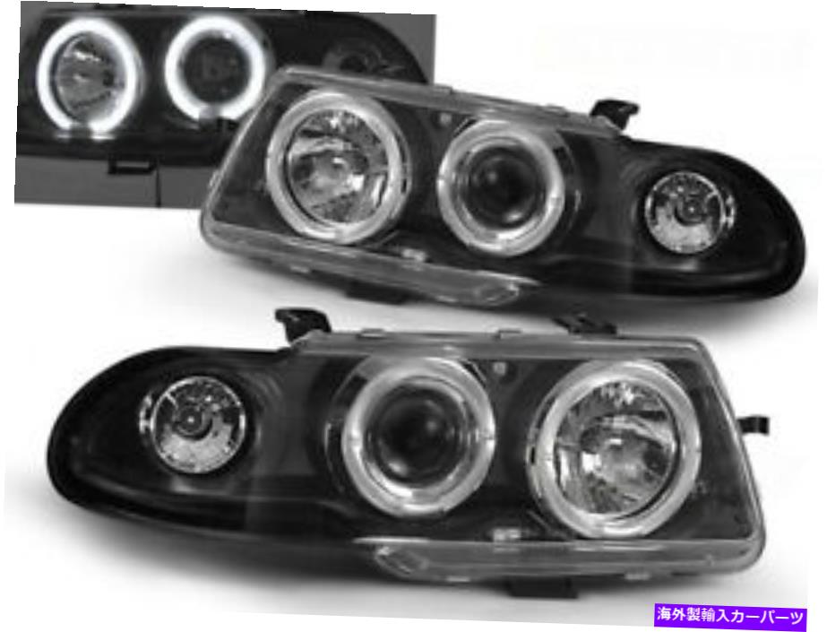 USヘッドライト Headlights for Opel Astra F 1991 1992 1992 1994 1993 1994年VR-1407 Angel Eyes Black Headlights for Opel Astra F 1991 1992 1993 1994 VR-1407 Angel Eyes Black【並行輸入品】