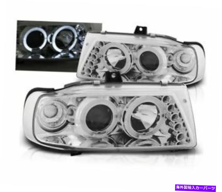 USヘッドライト Headlights LPSE03のためのLPSE03のためのHeart Ibiza Cordoba Polo Variant 93-99 Angel Eyes Chrom LHD HEADLIGHTS LPSE03 FOR SEAT IBIZA CORDOBA POLO VARIANT 93-99 ANGEL EYES CHROM LHD【並行輸入品】｜Us Custom Parts Shop USDM 59,818円