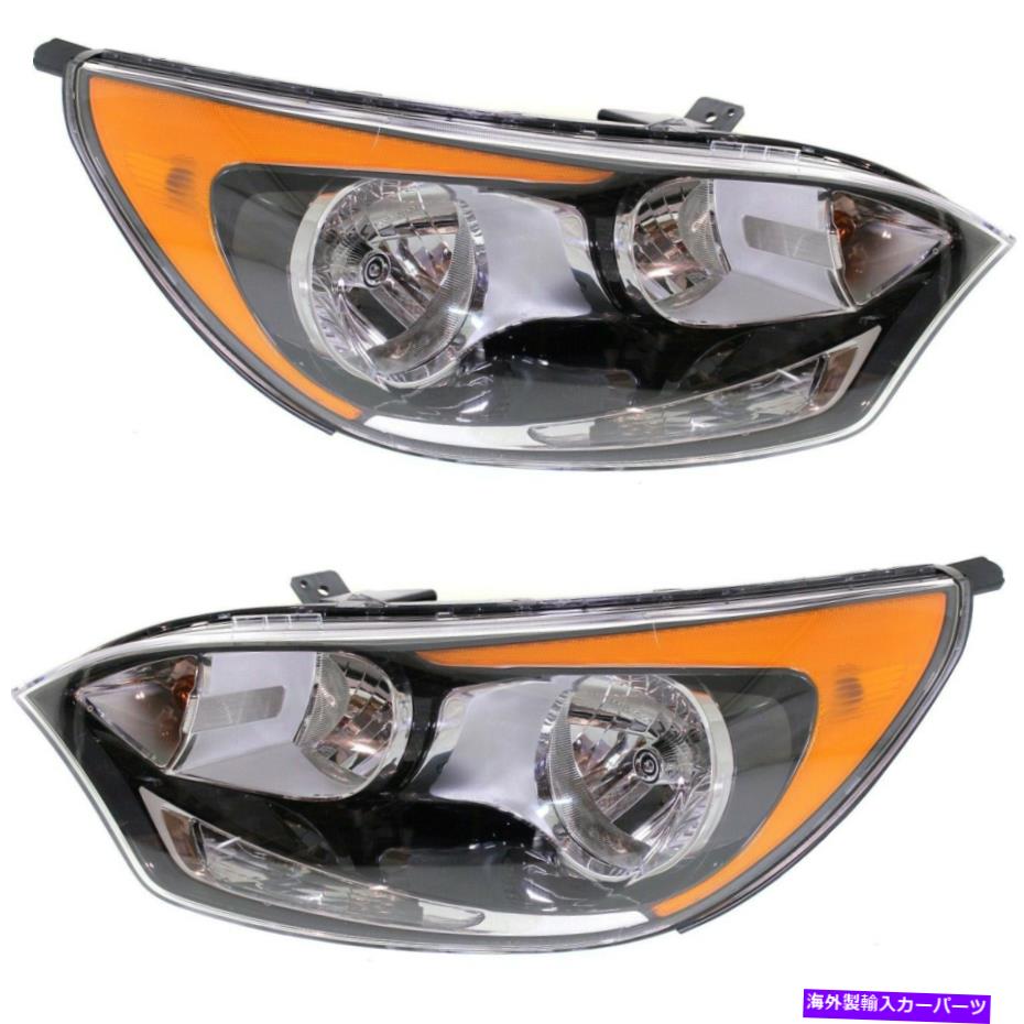 USヘッドライト Headlight 2012-2017 Kia Rio hatchbackは、球根2pcで左右にセット Headlight Set For 2012-2017 Kia Rio Hatchback Left and Right With Bulb 2Pc【並行輸入品】 57,217円