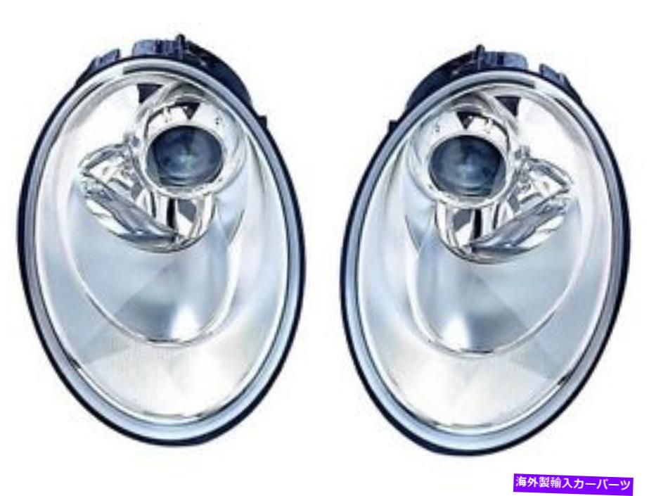 USヘッドライト Beetle 2006 2007 2007 2008 2009 2010 Headlightハロゲン左右のペア FIT FOR BEETLE 2006 2007 2008 2009 2010 HEADLIGHT HALOGEN LEFT AND RIGHT PAIR【並行輸入品】