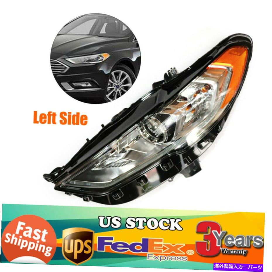 USヘッドライト 2017-2020フォードFusion Halogen + LEDヘッドライトヘッドランプドライバ左側新しい For 2017-2020 Ford Fusion Halogen + LED Headlight Headlamp Driver Left Side NEW【並行輸入品】|Us Custom Parts Shop USDM
