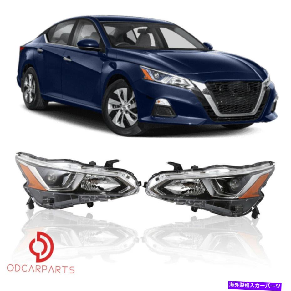 USヘッドライト 日産Altima VC-T SR SEDAN 2019-2021ヘッドライトヘッドランプハロゲンL / Rペア For Nissan Altima VC-T SR Sedan 2019-2021 Headlights Headlamps Halogen L/R Pair【並行輸入品】