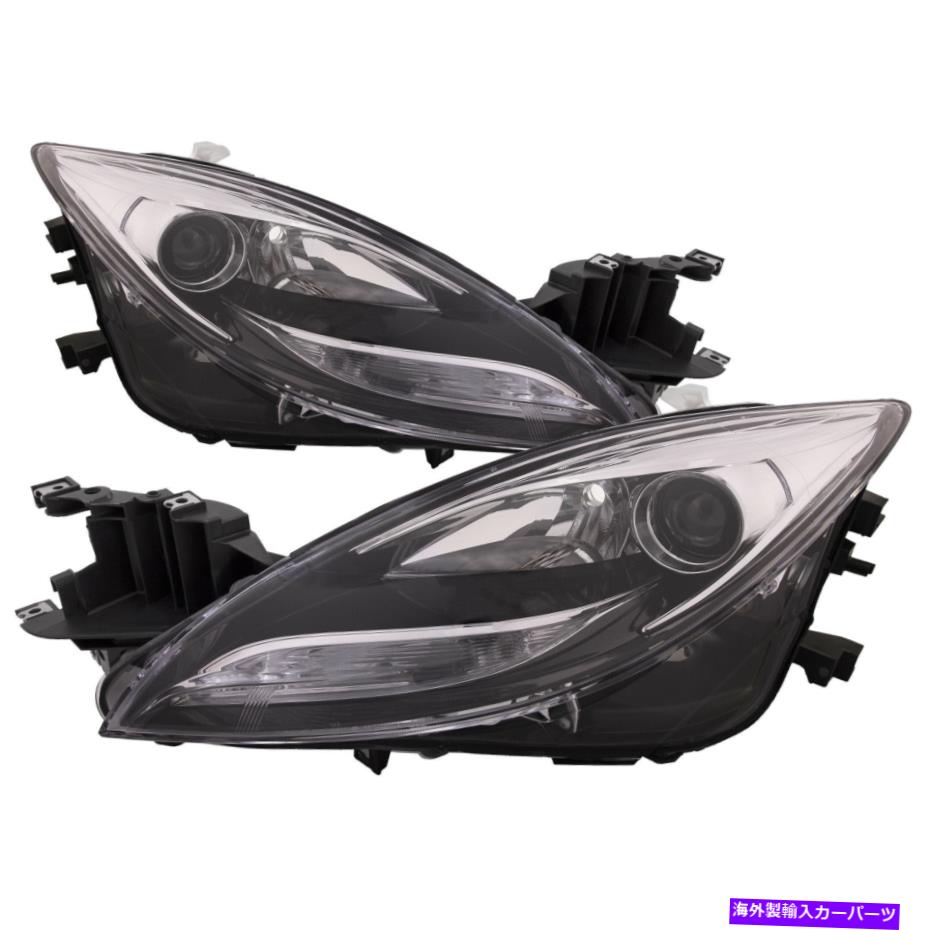 USヘッドライト ヘッドライトセットハロゲン左ドライバー右カーパペア2011-2013マツダ6 Headlights Set Halogen Left Driver Right CAPA Pair Fits 2011-2013 Mazda 6【並行輸入品】