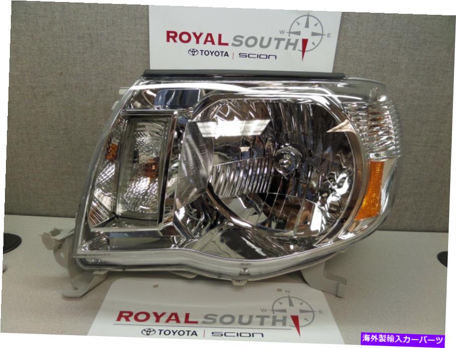 USヘッドライト トヨタタコマ05-11左更新フロントヘッドライトセット本物のOE OEM Toyota Tacoma 05-11 Left Updated Front Headlight Set Genuine OE OEM【並行輸入品】