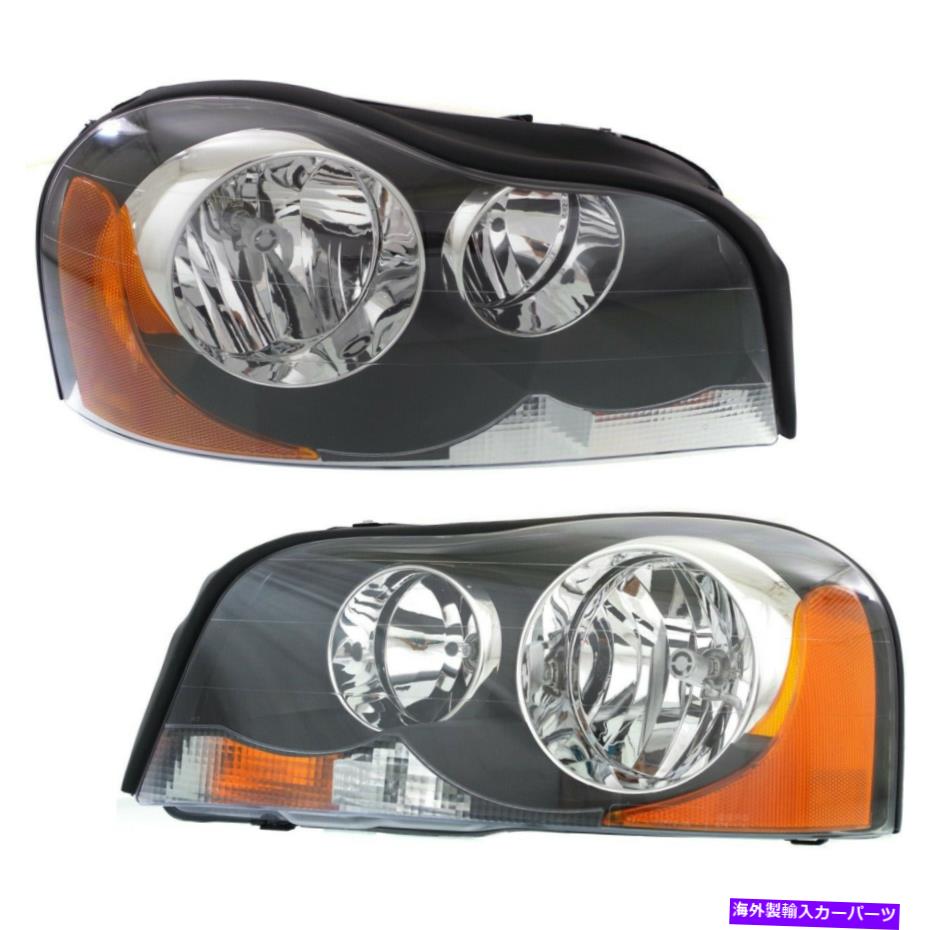 USヘッドライト Headlight 2003-2014 Volvo XC90の左右に設定されています2PC Headlight Set For 2003-2014 Volvo XC90 Left and Right With Bulb 2Pc【並行輸入品】
