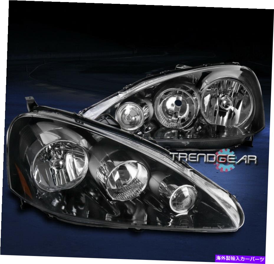 USヘッドライト 2005-2006 Acura RSX DC5ブラック交換ヘッドライトヘッドランプランプペアセット FOR 2005-2006 ACURA RSX DC5 BLACK REPLACEMENT HEADLIGHTS HEADLAMPS LAMP PAIR SET【並行輸入品】｜Us Custom Parts Shop USDM
