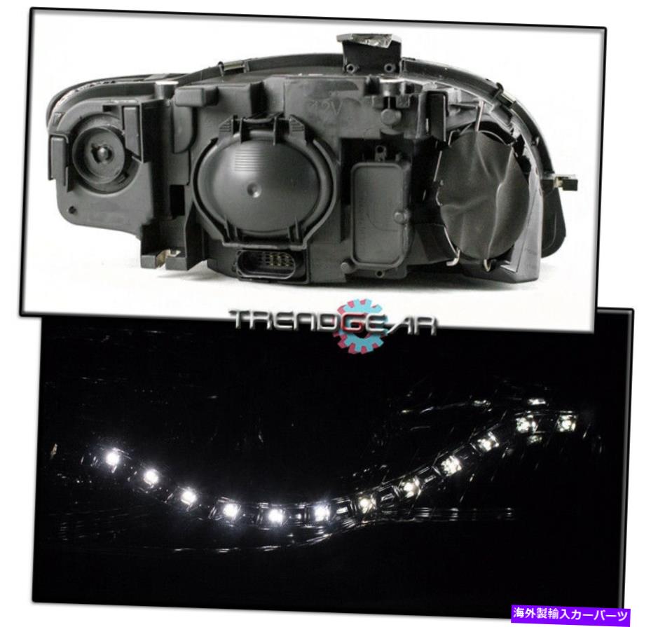 【楽天市場】USヘッドライト 2005年から2009年AUDI A4 S4 B7 DRL LEDプロジェクターヘッドライトヘッドランプランプ