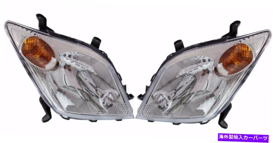 USヘッドライト SCION XA X A 2004 2005ヘッドライトヘッドランプ前面ライトペア SCION XA X A 2004 2005 HEADLIGHTS HEAD LAMPS FRONT LIGHTS PAIR【並行輸入品】