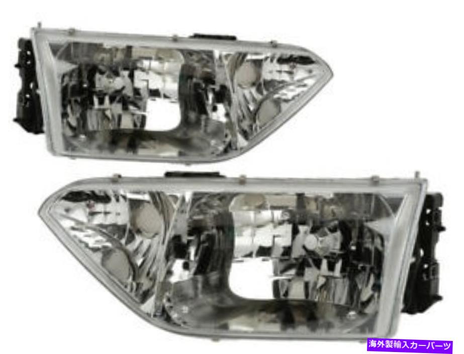 USヘッドライト 2001年2002年日産クエストヘッドライトヘッドランプペアセット交換 For 2001 2002 Nissan Quest Headlight Headlamp Pair Set Replacement【並行輸入品】