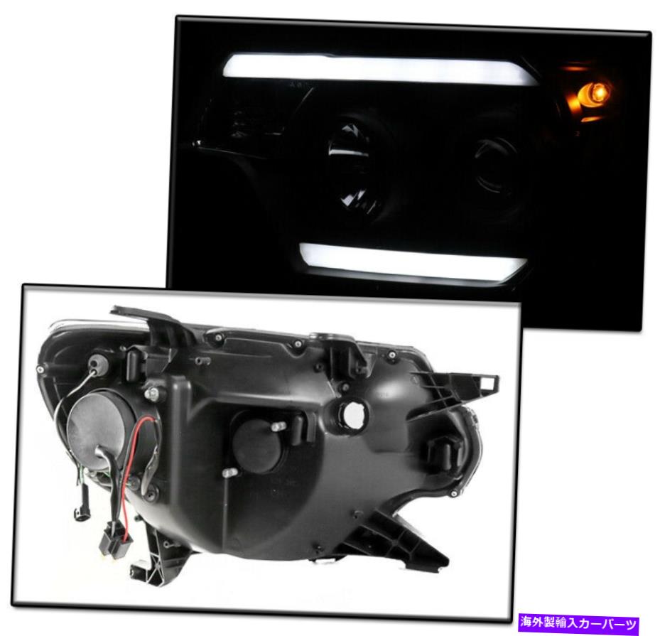 USヘッドライト 2012 - 2015年トヨタタコマLEDブラックプロジェクターヘッドライトW /バンパーDRLランプ新品 FOR 2012-2015 TOYOTA TACOMA LED BLACK PROJECTOR HEADLIGHT W/BUMPER DRL LAMP NEW【並行輸入品】 58,807円