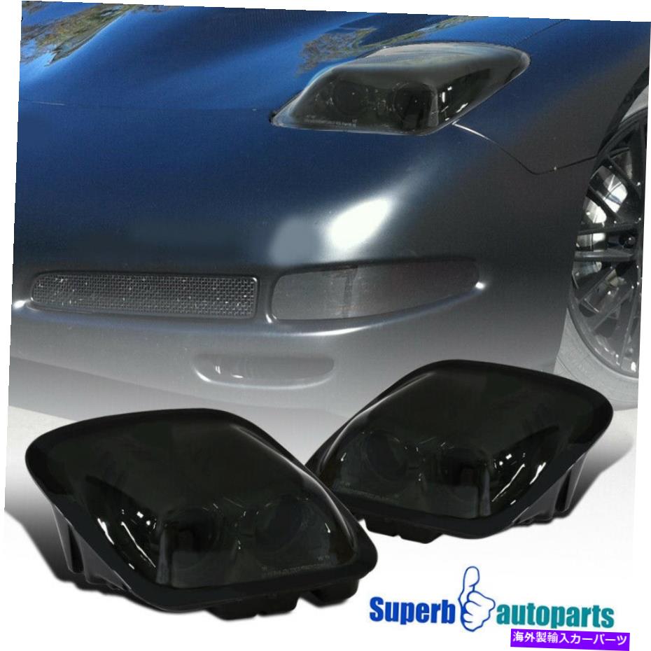 USヘッドライト 1997年から2004年のChevy 97-04 Corvette C5煙デュアルプロジェクターヘッドライトランプ For 1997-2004 Chevy 97-04 Corvette C5 Smoke Dual Projector Headlights Lamps【並行輸入品】|Us Custom Parts Shop USDM