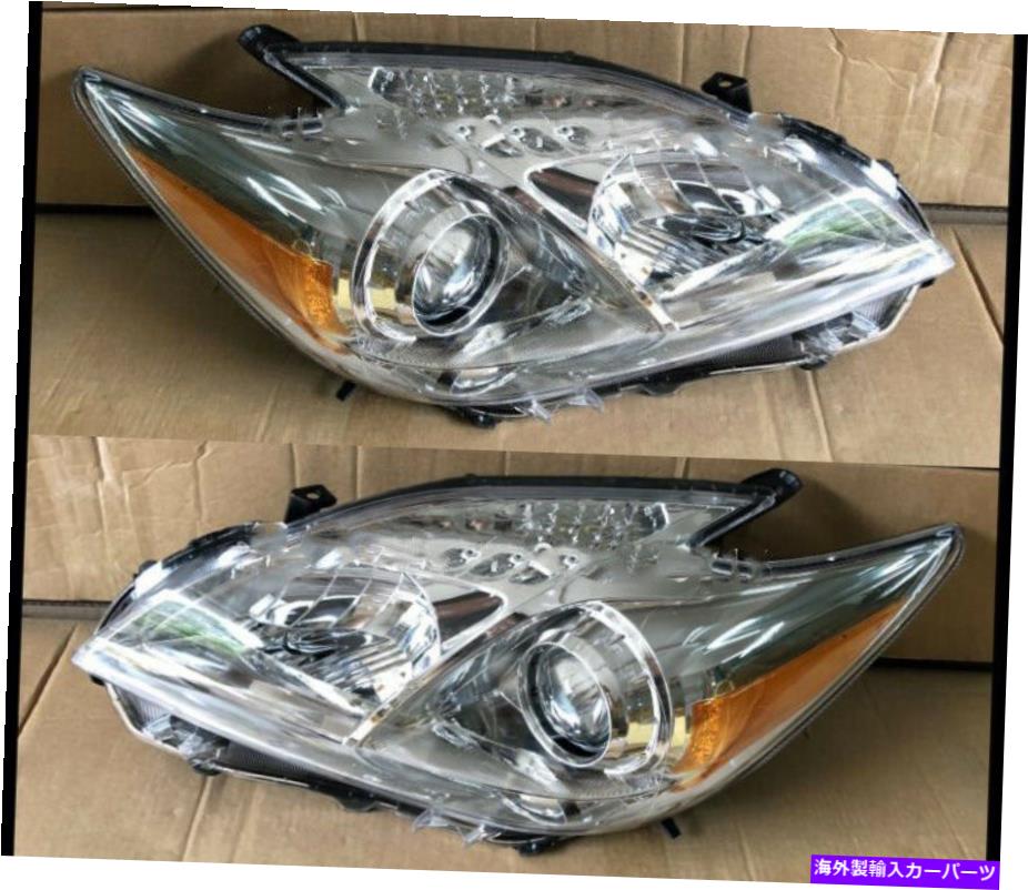 USヘッドライト トヨタプリウス2010-2015用2ピースオートパーツフロントヘッドランプヘッドライト 2pcs Auto Part Front Headlamp Headlights For Toyota Prius 2010-2015【並行輸入品】