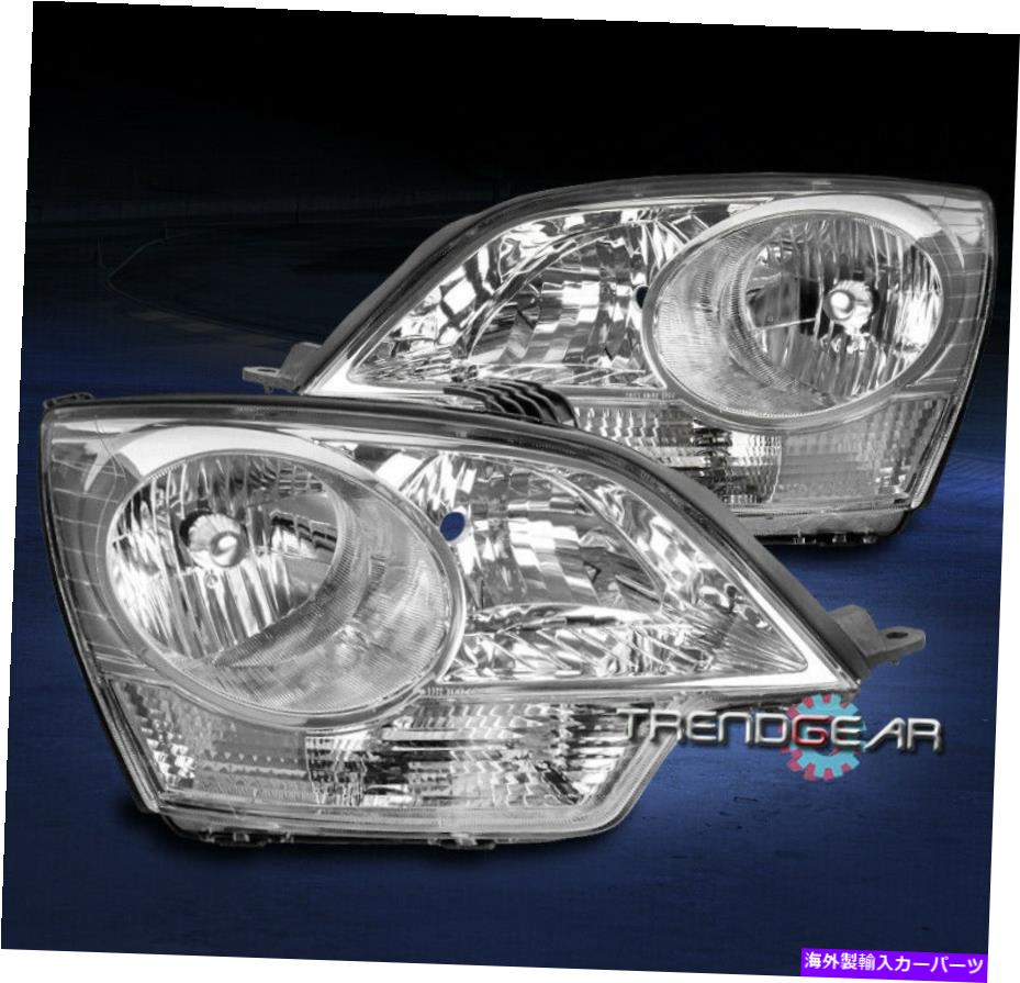 USヘッドライト 2008-10 Saturn Vue / 2012-14 Chevy Captivaスポーツの交換ヘッドライトクロム FOR 2008-10 SATURN VUE/2012-14 CHEVY CAPTIVA SPORT REPLACEMENT HEADLIGHTS CHROME【並行輸入品】