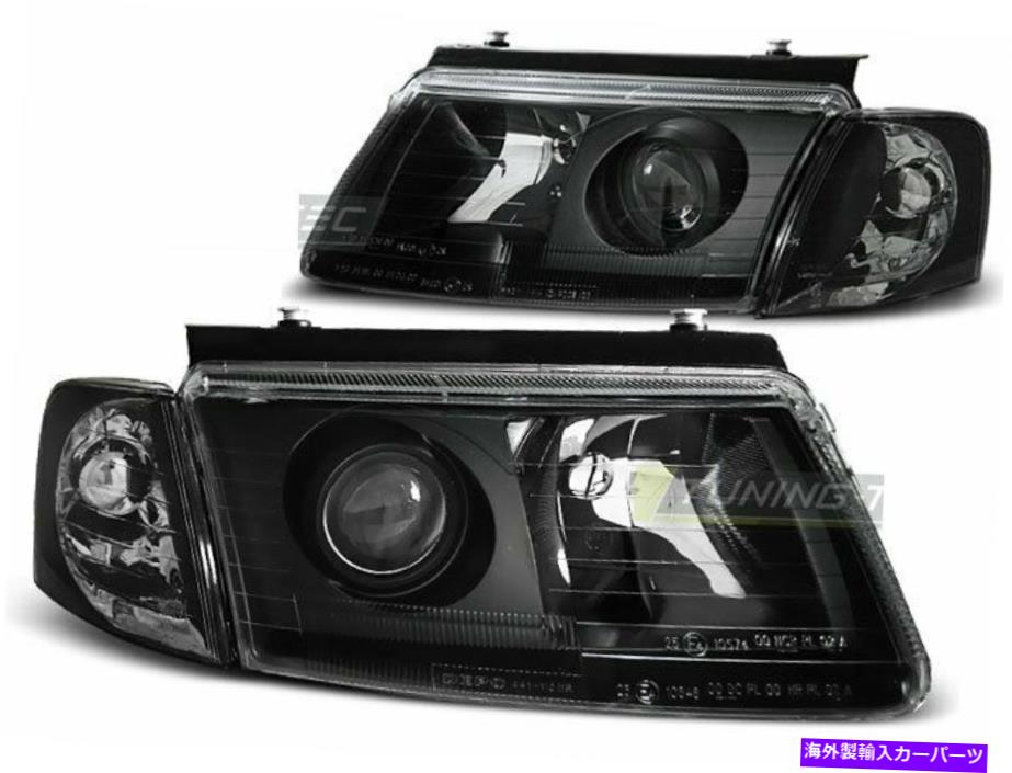 USヘッドライト VW Passat B5 3B 96-00 H7 Black Worldwide Freeship US LPVW37 Xino Headlights for VW PASSAT B5 3B 96-00 H7 Black WorldWide FreeShip US LPVW37 XINO【並行輸入品】