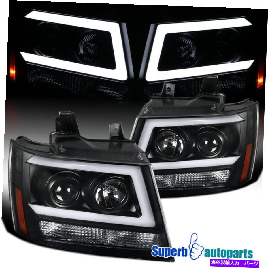 USヘッドライト 2007-2013のAvalanche Projector Black Headlights +シグナルランプ For 2007-2013 Avalanche Projector Black Headlights+Signal Lamps【並行輸入品】｜Us Custom Parts Shop USDM