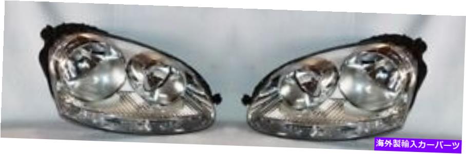 USヘッドライト 2005-2010 Volkswagen Jetta / 2006-2009ウサギの右+左側のヘッドライトペア Right + Left Side Headlight PAIR For 2005-2010 Volkswagen Jetta/2006-2009 Rabbit【並行輸入品】 58,012円