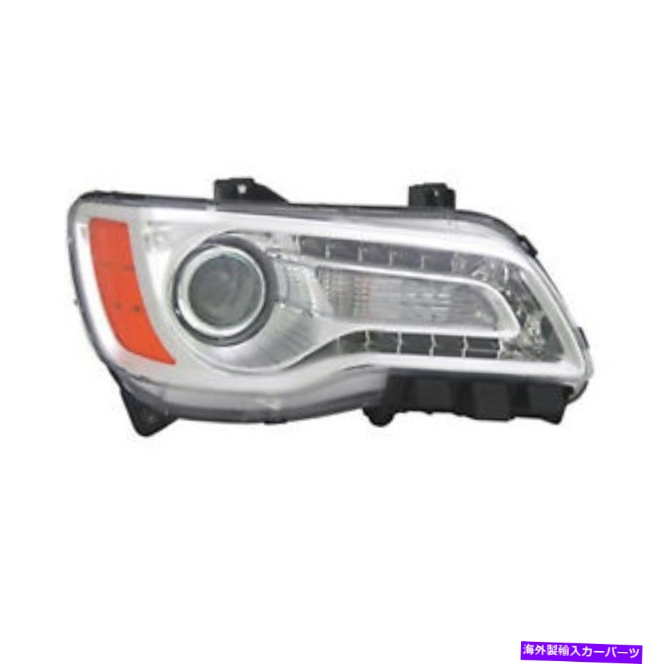 USヘッドライト Headlight Halogen Chrome Bezel Capa right Passenger 2011-2014 Chrysler 300 Headlight Halogen Chrome Bezel CAPA Right Passenger For 2011-2014 Chrysler 300【並行輸入品】