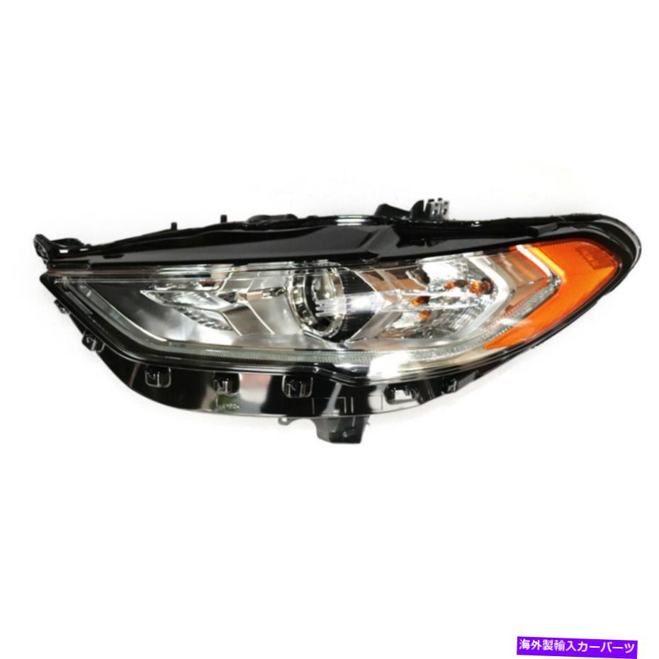 USヘッドライト 2017-2020フォードフュージョンハロゲンw / LEDヘッドライトドライバ側左側 New For 2017-2020 Ford Fusion Halogen w/LED Headlights Driver Side Left Side【並行輸入品】